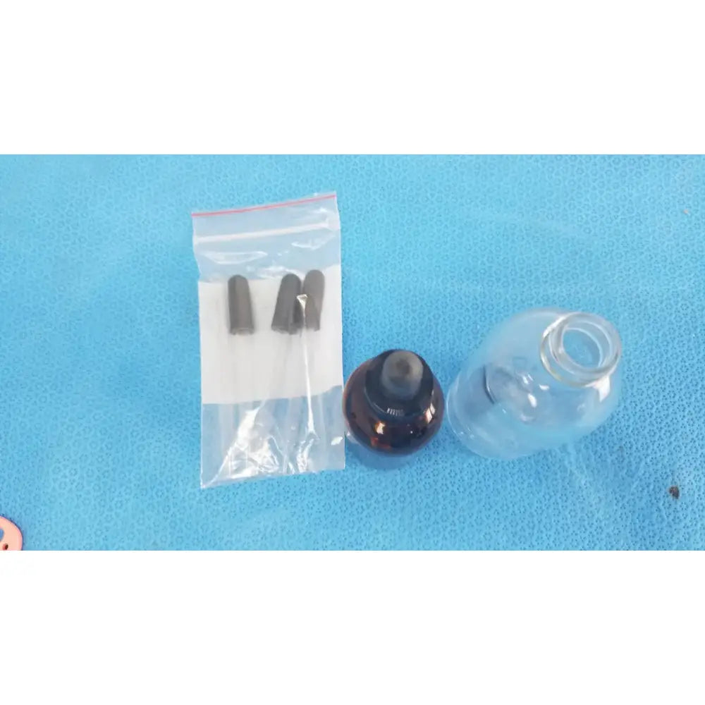 Generic Amber Glass Bottle and Clear Bottle with 3 Dropper Laboratory Dropper Bottles, second-hand product photo 2