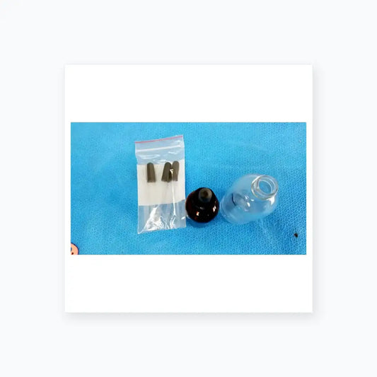 Generic Amber Glass Bottle and Clear Bottle with 3 Dropper Laboratory Dropper Bottles, second-hand product photo 2