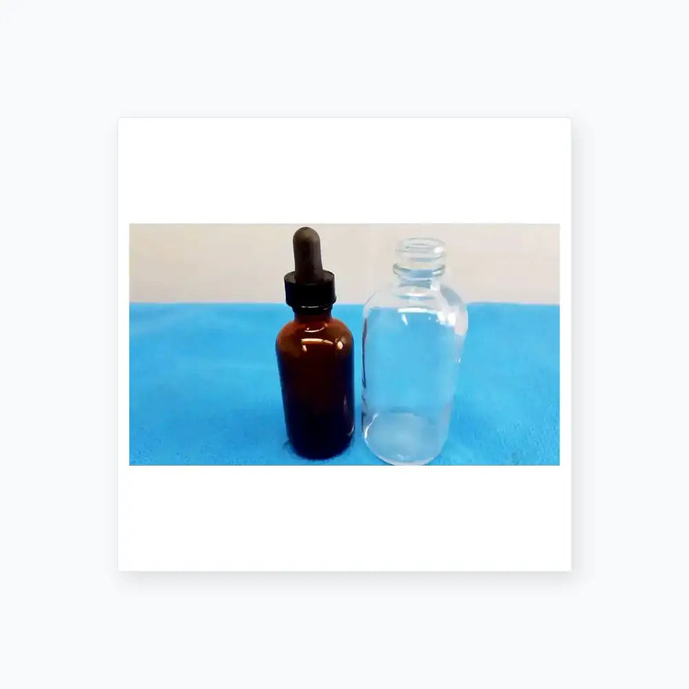 Generic Amber Glass Bottle and Clear Bottle with 3 Dropper Laboratory Dropper Bottles, second-hand product photo 5