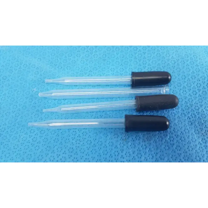 Generic Amber Glass Bottle and Clear Bottle with 3 Dropper Laboratory Dropper Bottles, second-hand product photo 4