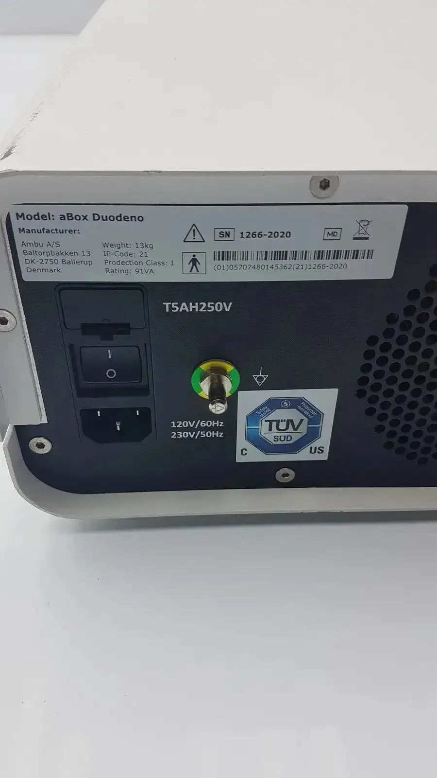 Ambu aBox Duodeno SN: 1266-2020 Endoscopy Video Processor, as-is (for parts) product photo 4