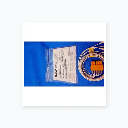 AMC 5-Lead GRPD Disposable ECG Cable – GE Multi-Link to Pinch, Shielded, 50" Disposable 5-Lead ECG Cable, second-hand product photo 2