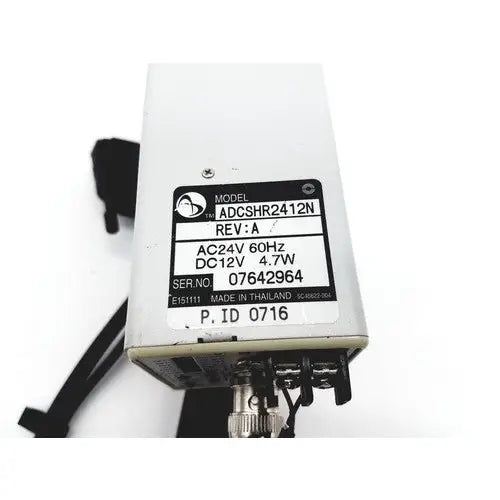 Silver metallic power supply unit adcshr2412n with black label for american dynamics adcshr2412n super high resolution camera