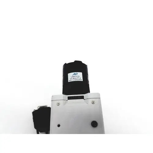 Black and silver industrial motor with labeled control unit for american dynamics adcshr2412n super high resolution fixed camera