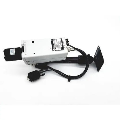 White rectangular industrial sensor unit with black bracket and cables in american dynamics adcshr2412n super high resolution camera