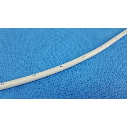 White medical-grade catheter with measurement markings for precision in american endoscopy 33fr maloney tapered bougie