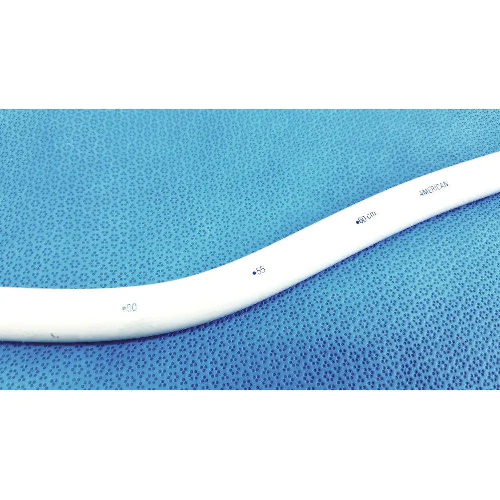 White flexible american endoscopy 60fr maloney tapered tungsten filled esophageal bougie with centimeter markings