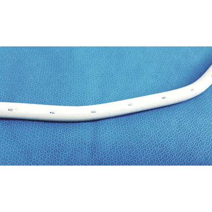 White flexible american endoscopy 60fr maloney tapered tungsten-filled esophageal bougie with black numerical markings
