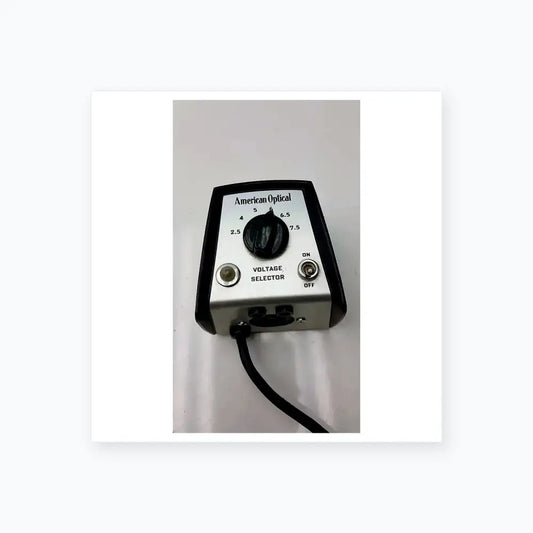 American Optical 11144 Voltage Selector Pri 115V Sec 2.5 to 7.5 V Made in USA Medical Equipment Part, second-hand product photo 1