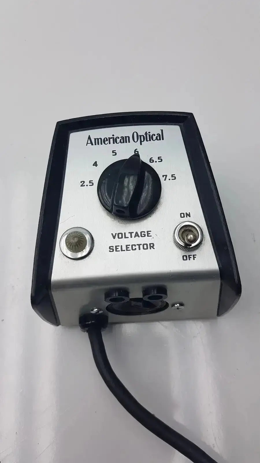 American Optical 11144 Voltage Selector Pri 115V Sec 2.5 to 7.5 V Made in USA Medical Equipment Part, second-hand product photo 1