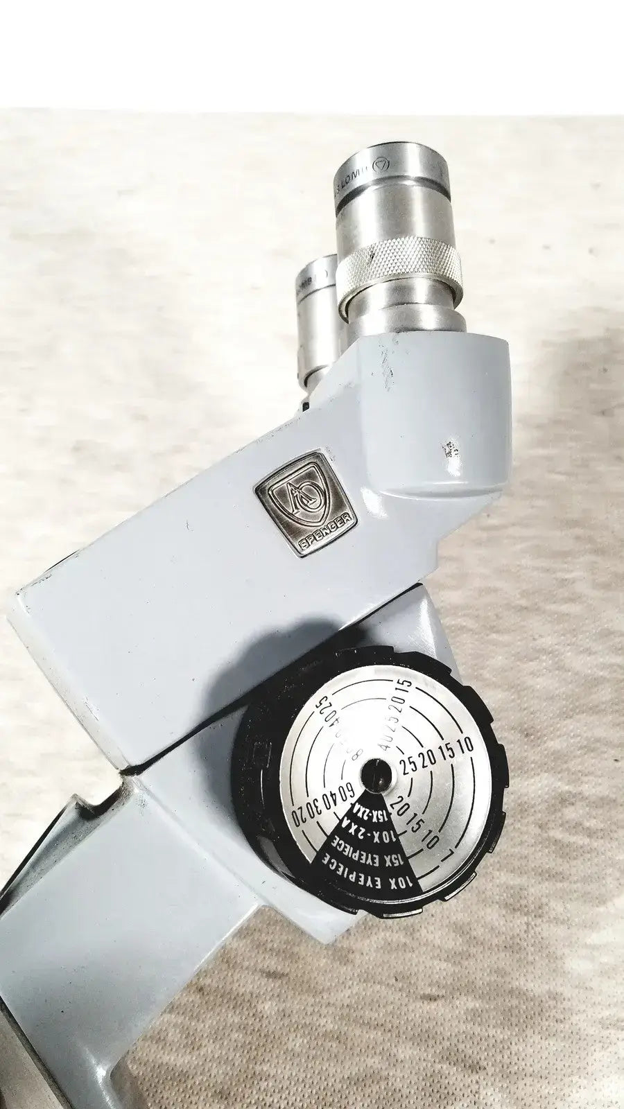American Optical Binocular Microscope Head For Spencer Microscope Head, second-hand product photo 8