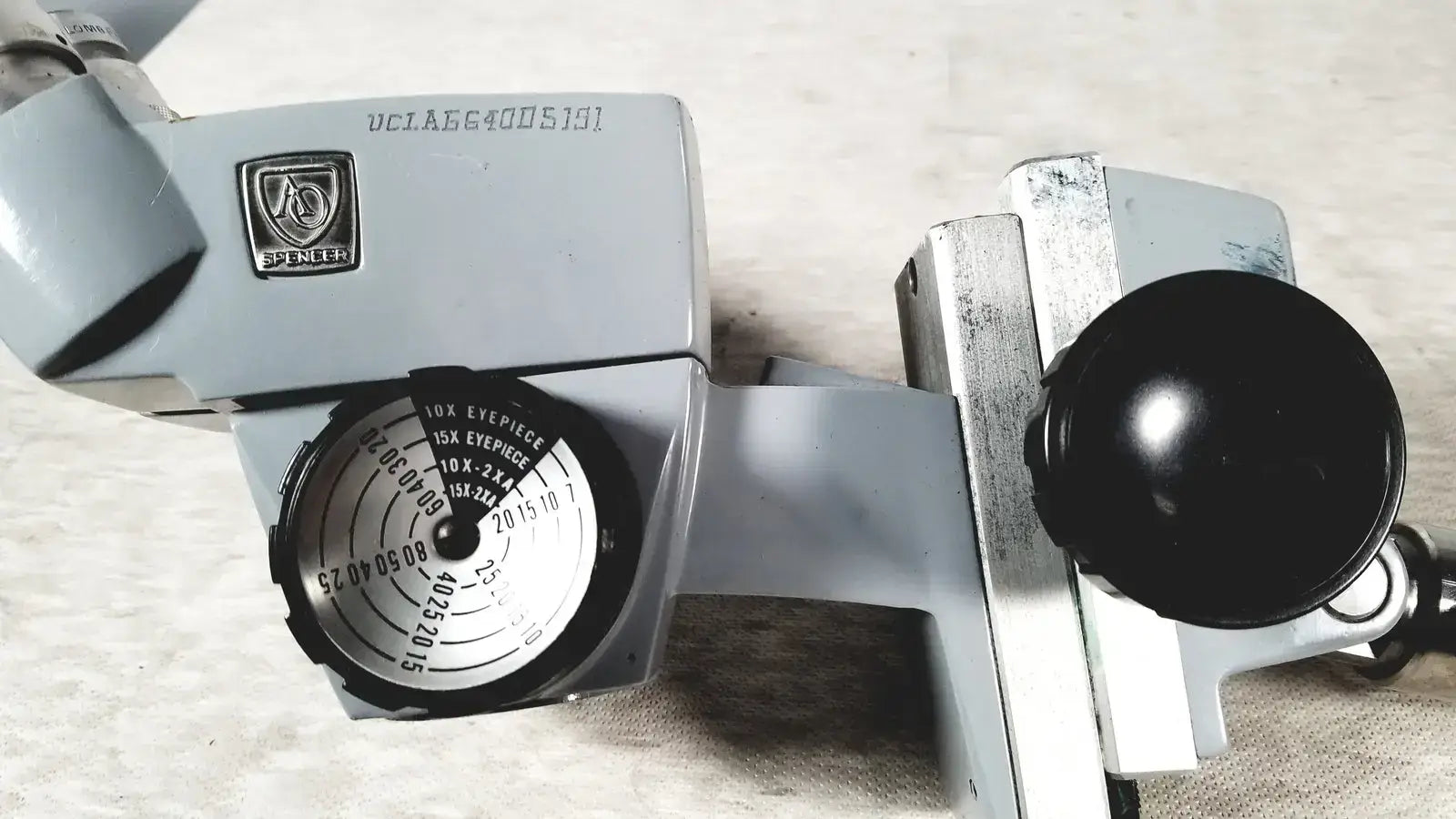 American Optical Binocular Microscope Head For Spencer Microscope Head, second-hand product photo 5