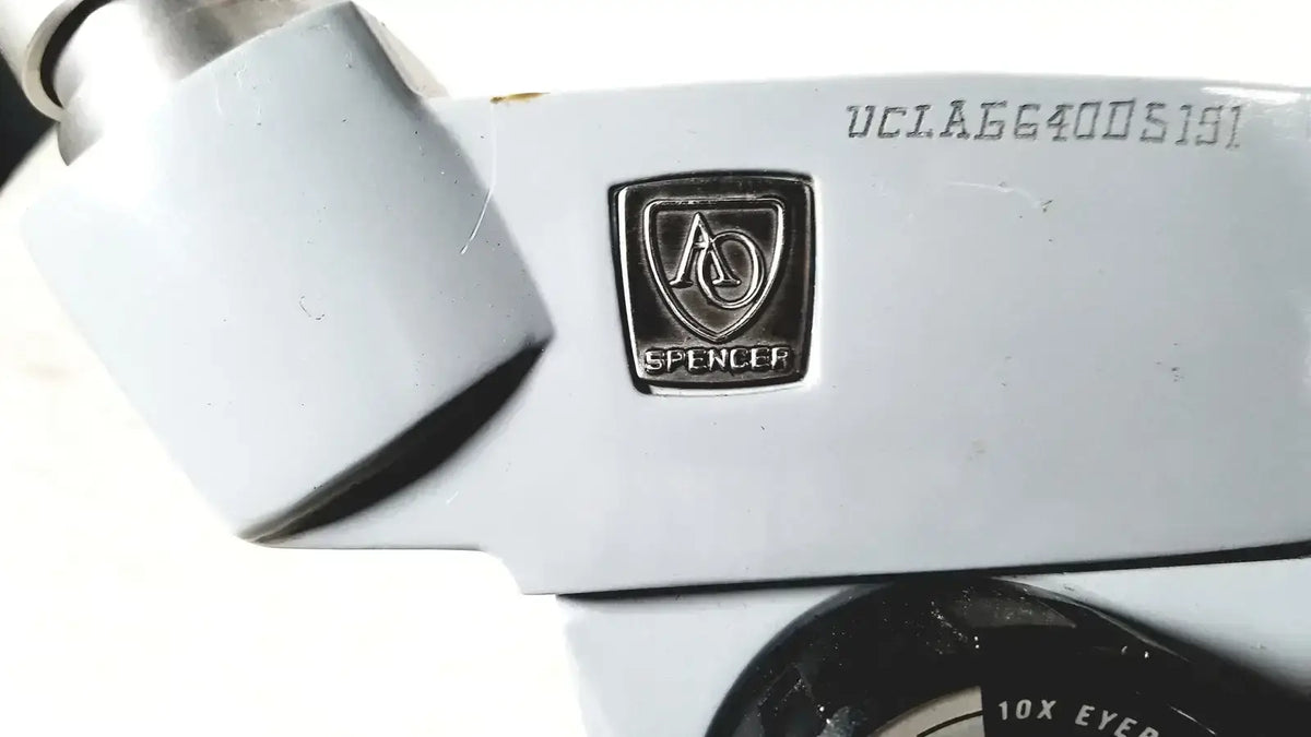 American Optical Binocular Microscope Head For Spencer Microscope Head, second-hand product photo 3
