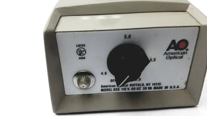 American Optical Model 655, 115V, 60HZ with Microscope Light Source Transformer Microscope Light Source Transformer, second-hand product photo 5
