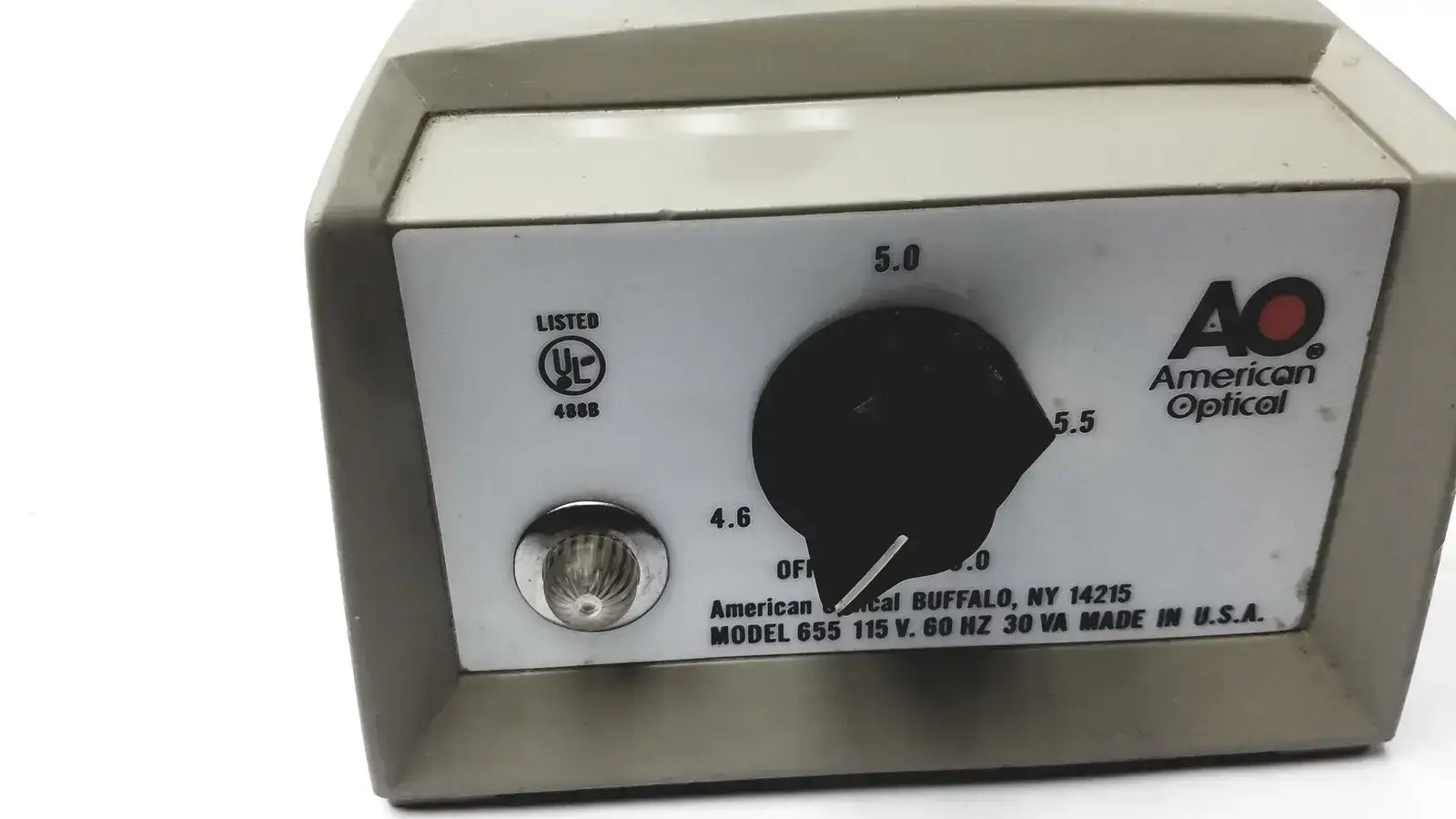 American Optical Model 655, 115V, 60HZ with Microscope Light Source Transformer Microscope Light Source Transformer, second-hand product photo 5