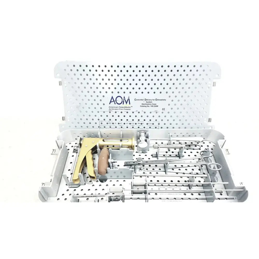 American OsteoMedix Sterilization Case 100.200M Sterilization Case, second-hand product photo 1