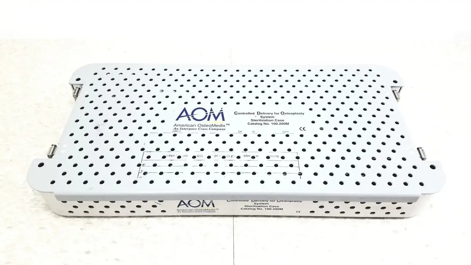 American OsteoMedix Sterilization Case 100.200M Sterilization Case, second-hand product photo 21