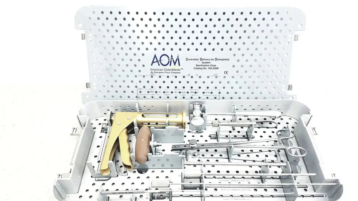 American OsteoMedix Sterilization Case 100.200M Sterilization Case, second-hand product photo 1