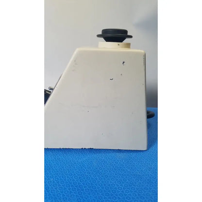 White plastic base with black knob of american scientific sp vortex mixer s8223-1 for laboratory mixing tasks