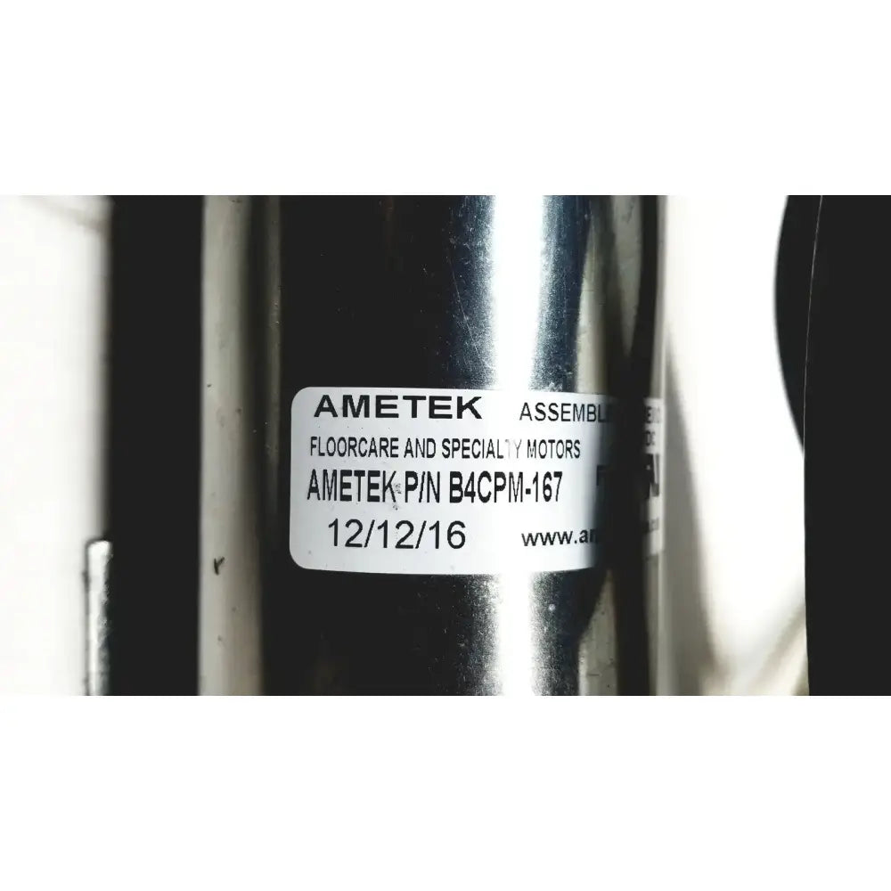 Ametek Floorcare and Special Motor B4CPM‑167 With Fat Pump IXP075 Motor and Pump Assembly, second-hand product photo 2