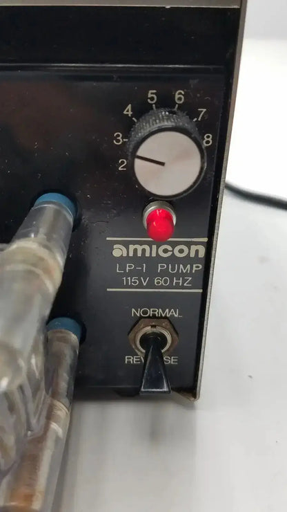 Amicon Model LP-1 Peristaltic Pump + Cole Parmer Pump Heads 7015 Peristaltic Pump, second-hand product photo 2