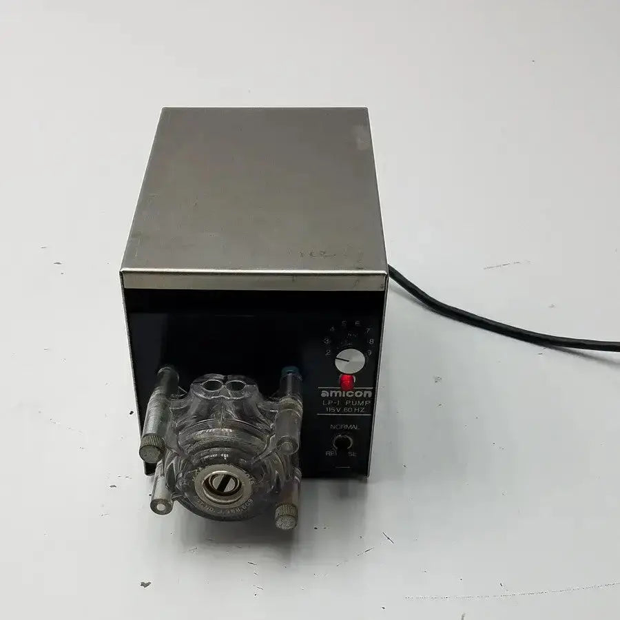 Amicon Model LP-1 Peristaltic Pump + Cole Parmer Pump Heads 7015 Peristaltic Pump, second-hand product photo 1