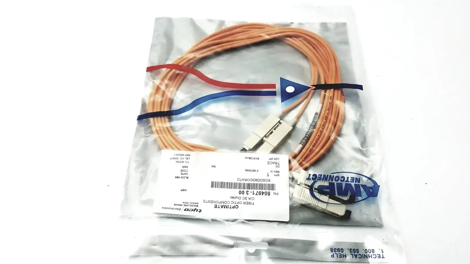 AMP Optimate Fiber Optic Components OF/A SC Duplex 504871-3-00 Fiber Optic Component, second-hand product photo 4