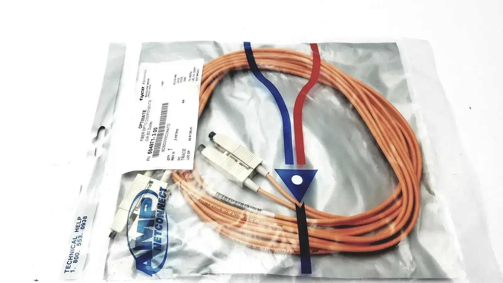 AMP Optimate Fiber Optic Components OF/A SC Duplex 504871-3-00 Fiber Optic Component, new product photo 5
