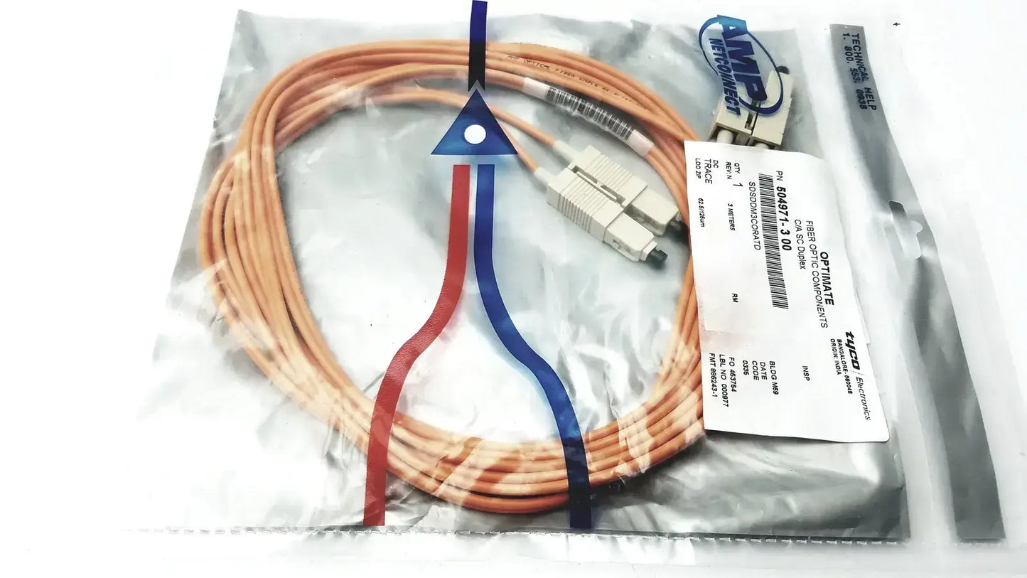 AMP Optimate Fiber Optic Components OF/A SC Duplex 504871-3-00 Fiber Optic Component, new product photo 3