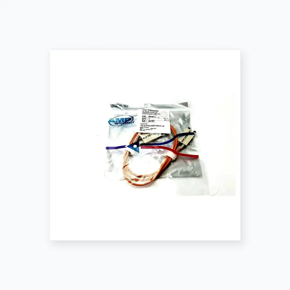 AMP Tyco Electronics Cable 504971-1 C/A,62.5/125, LDDZIP, SCDUP,1M Fiber Optic Cable, second-hand product photo 1