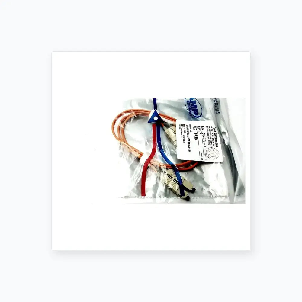 AMP Tyco Electronics Cable 504971-1 C/A,62.5/125, LDDZIP, SCDUP,1M Fiber Optic Cable, second-hand product photo 3