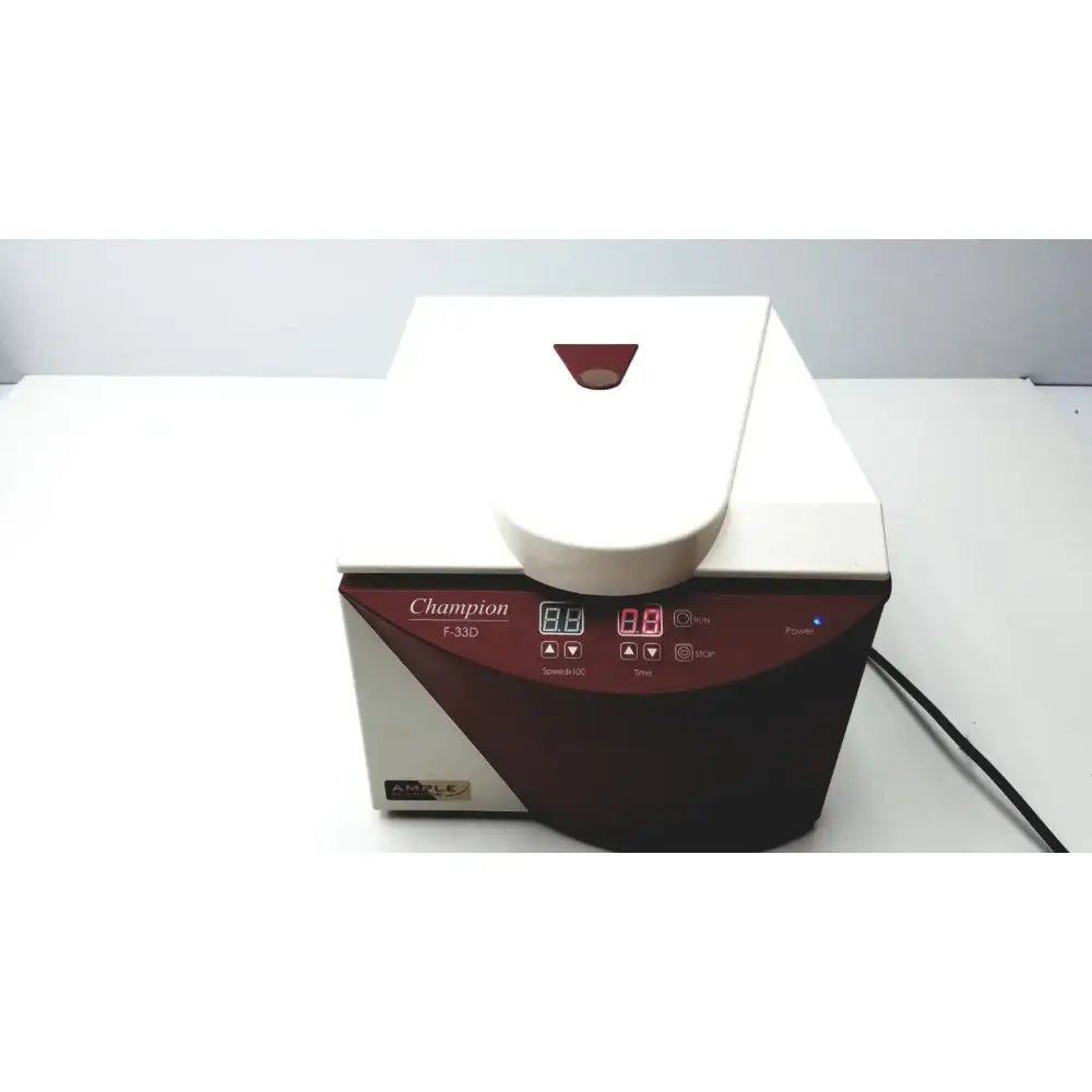 Reuse Medical Ample Scientific Champion F-33D Digital Laboratory Centriifuge Centrifuges, as-is (for parts) product photo 1
