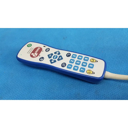 Anacom Medtek a1501-088dj nurse call system remote handset in blue and white with colorful function buttons