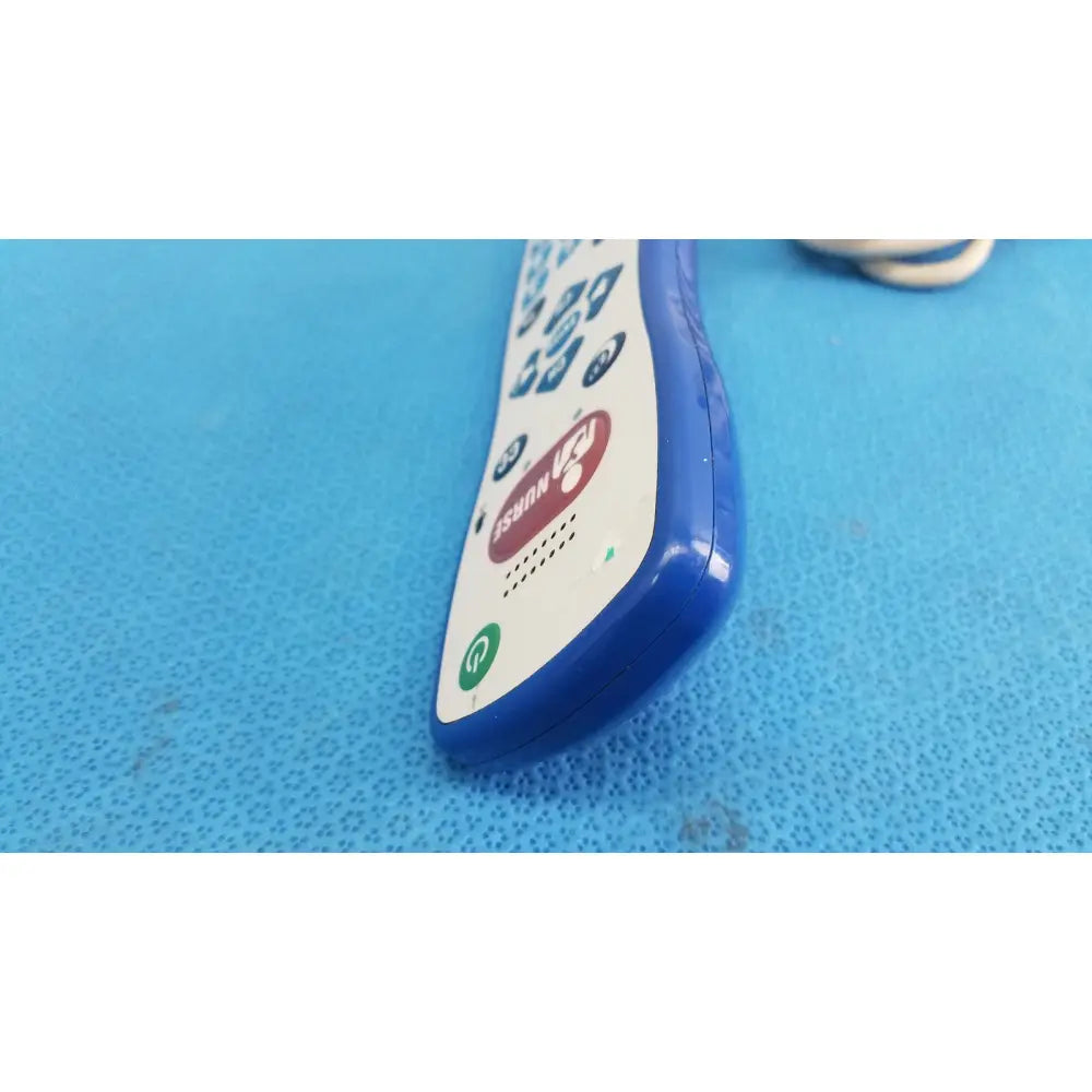 Anacom Medtek A1501-088DJ remote handset blue and white plastic nurse call system controller with red logo