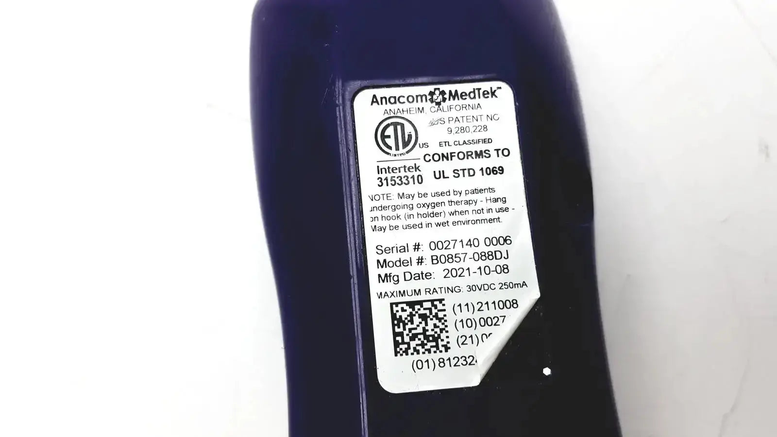 Anacom MedTek B0857-088DJ - Nurse Call Unit Nurse Call Unit, second-hand product photo 6