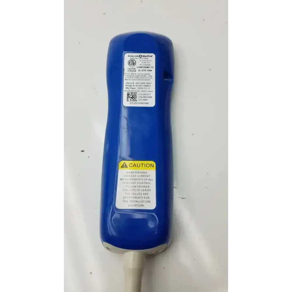 Anacom MedTek HD Supply A1501-088DJ Pillow Speaker Remote Pillow Speaker Remote, as-is (for parts) product photo 4