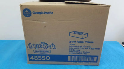 Angel Soft Professional Facial Tissue White 2-Ply - 40550 Facial Tissue, new product photo 1