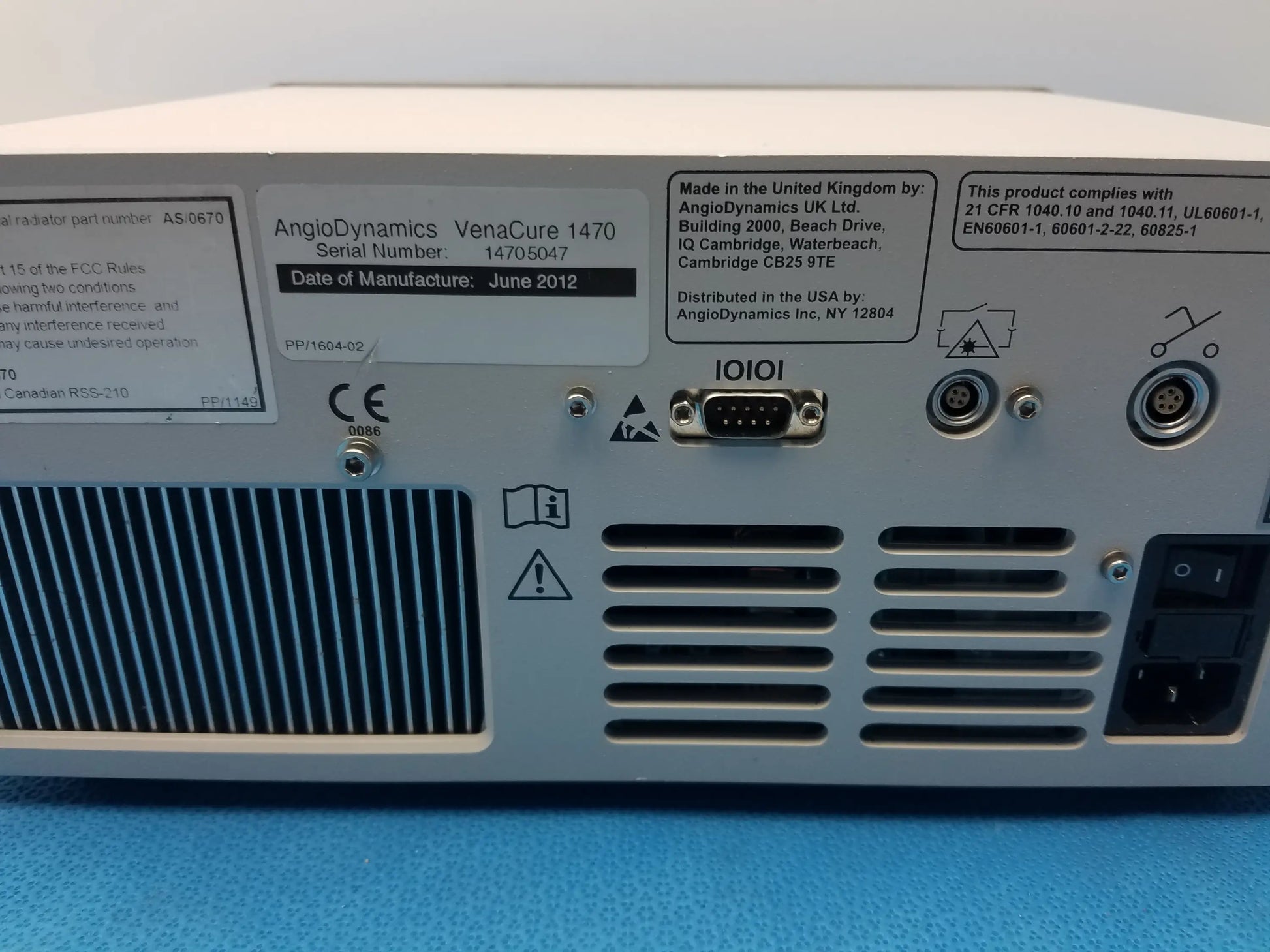 AngioDynamics Venacure 1470 Surgical Laser Surgical/Endovenous Laser System, second-hand product photo 15