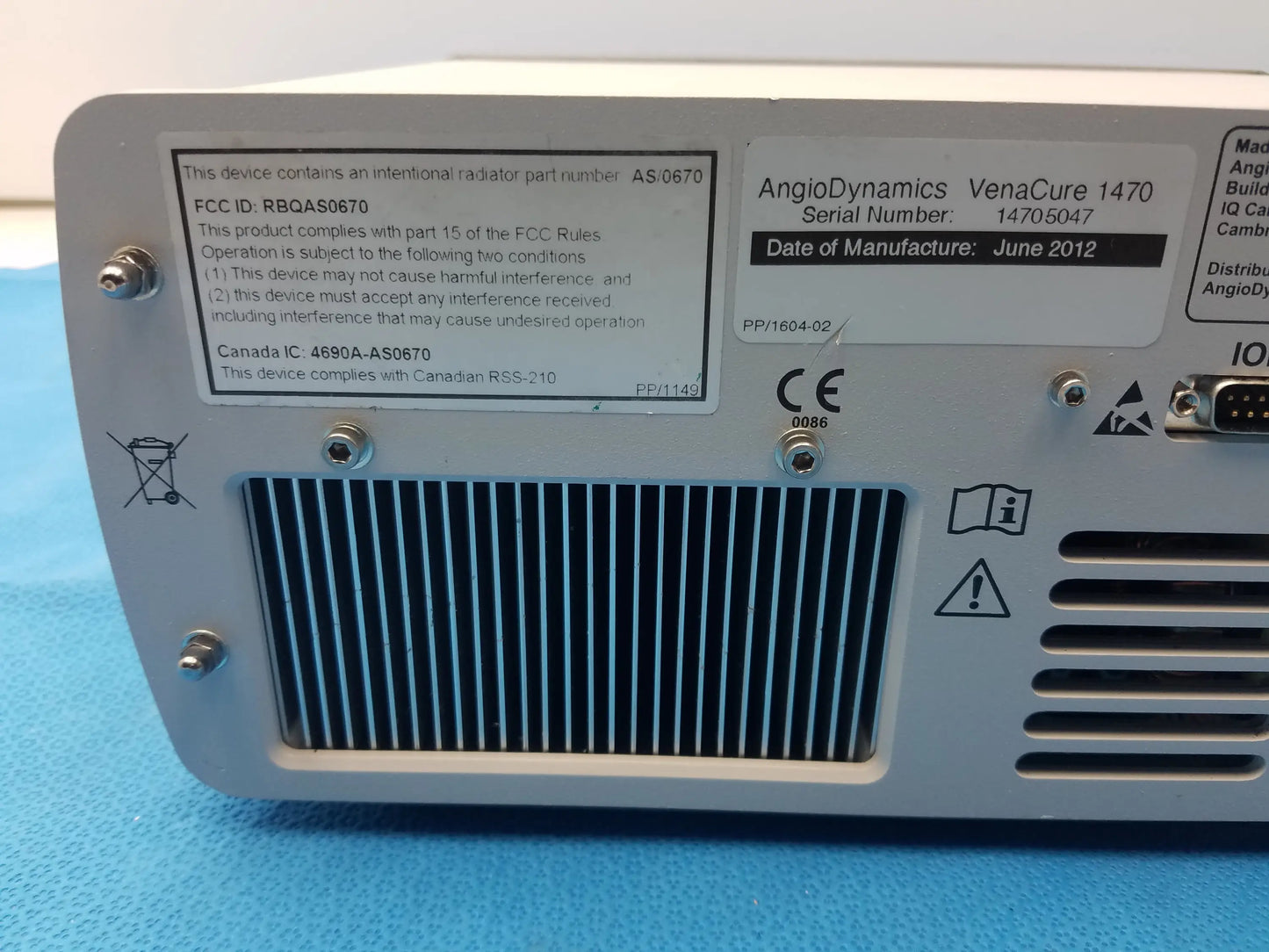 AngioDynamics Venacure 1470 Surgical Laser Surgical/Endovenous Laser System, second-hand product photo 14