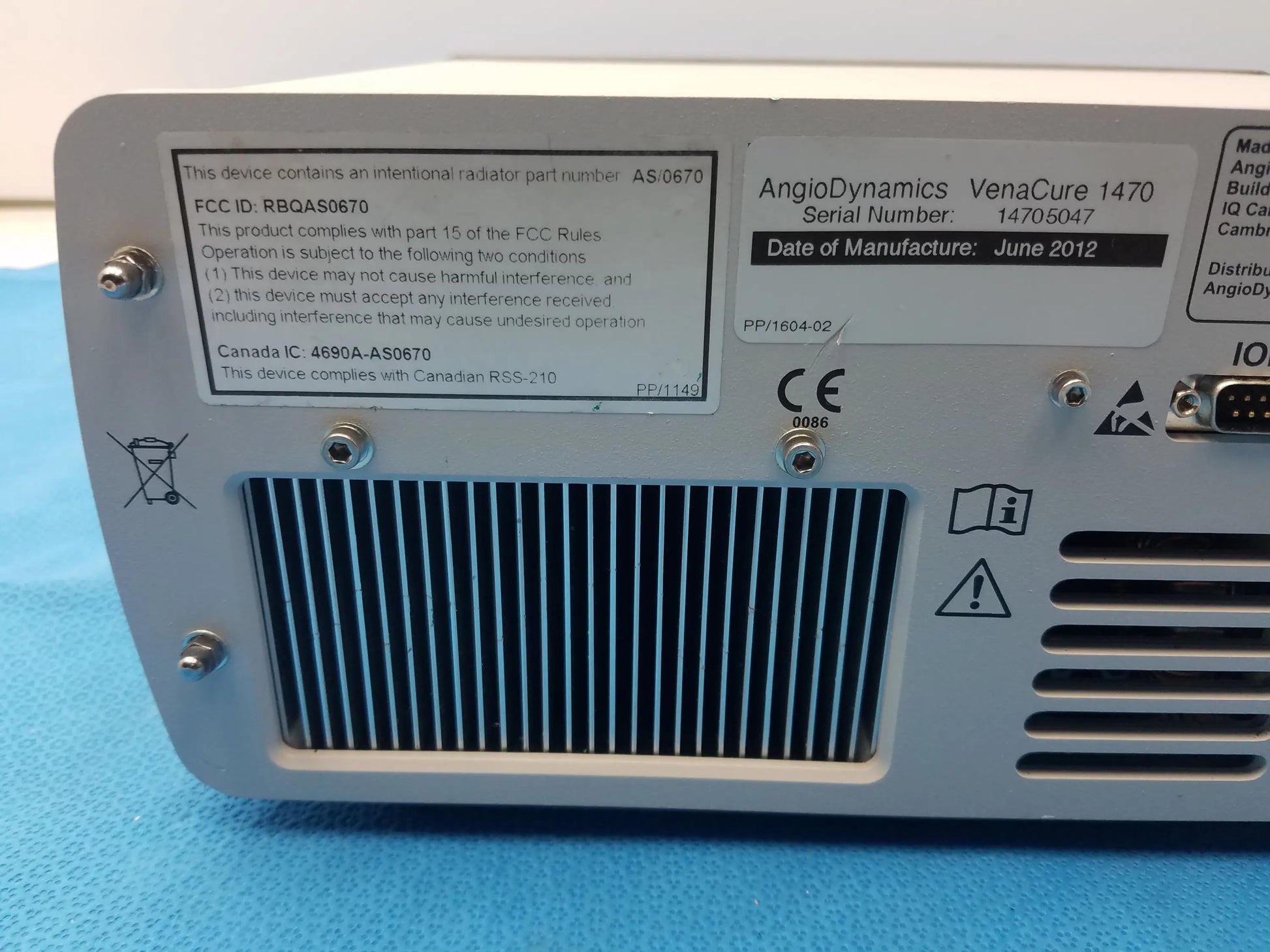 AngioDynamics Venacure 1470 Surgical Laser Surgical/Endovenous Laser System, second-hand product photo 14