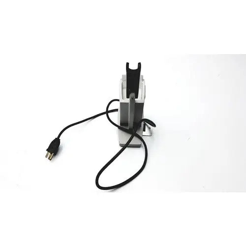 Silver and black usb phone charger with sleek modern design for american optical reichert refractometer table stand accessory