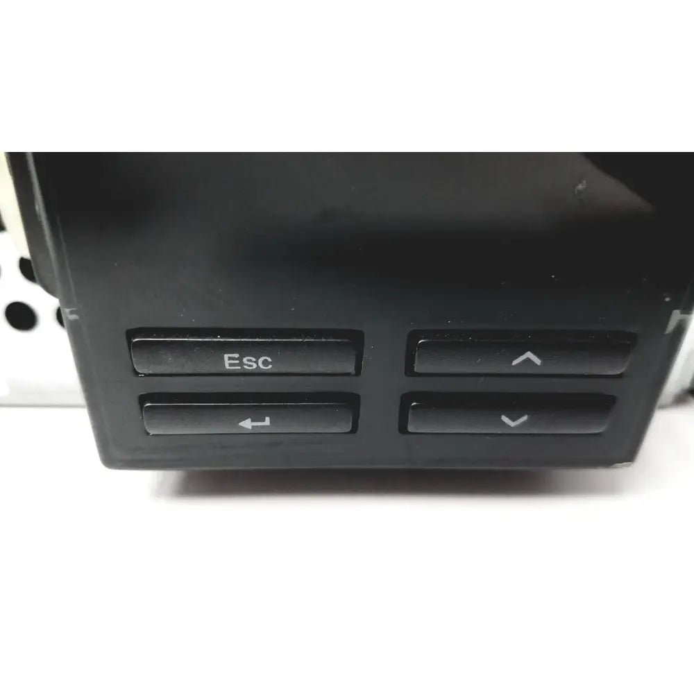 Black plastic control panel with four rectangular buttons on apc by schneider electric electric smart-ups smt1000rm2u