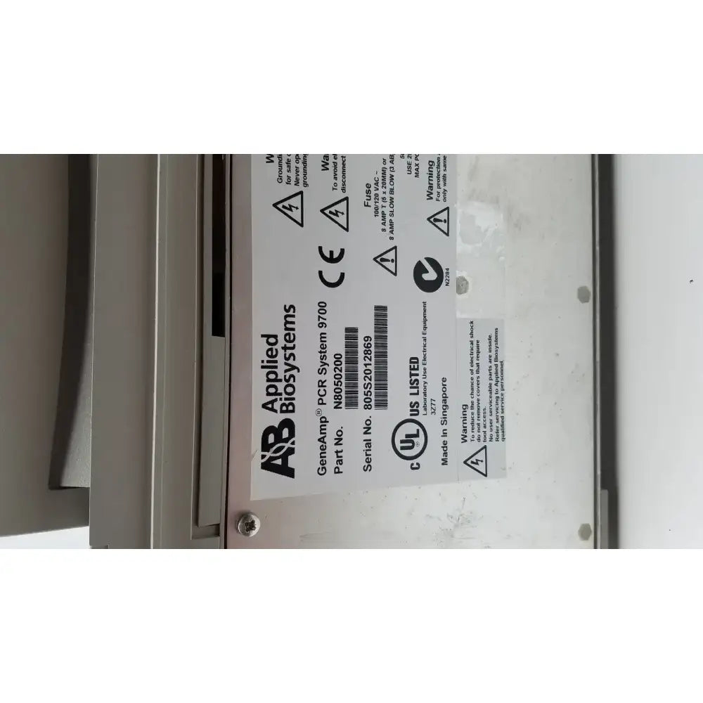 ABI Applied Biosystems 9700 GeneAmp PCR System PCR Thermal Cycler, second-hand product photo 11