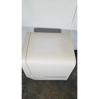 Cream-colored compact thermal printer with sleek plastic casing and rounded edges for applied biosystems quantstudio dx instrument
