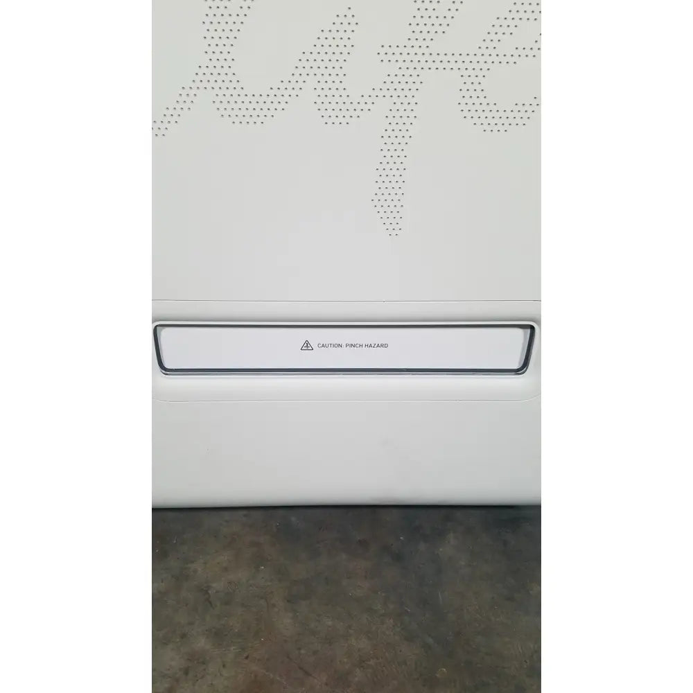 White perforated applied biosystems quantstudio dx real-time pcr instrument with caution pinch hazard label
