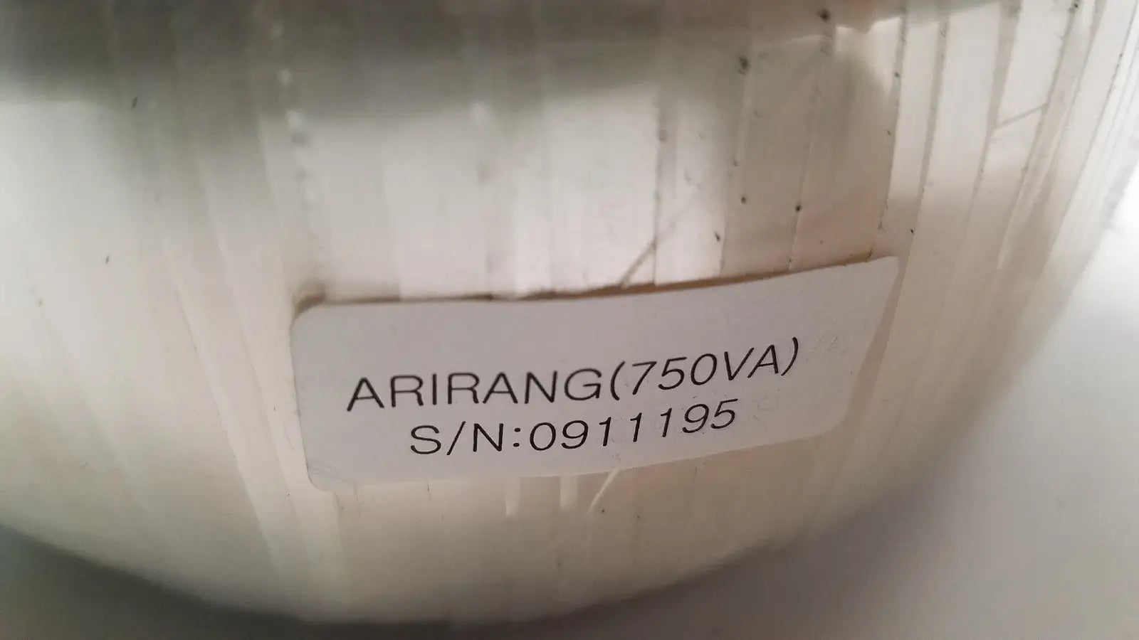 Arirang 750VA S/N 0911195 Transformer Transformer, second-hand product photo 5