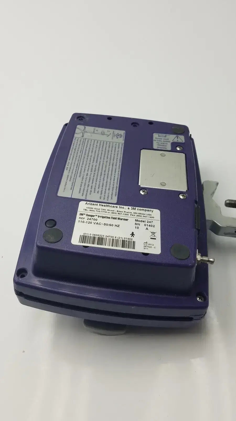 Arizant Healthcare Ranger 24700 Irrigation Fluid Warmer Irrigation Fluid Warmer, as-is (for parts) product photo 8