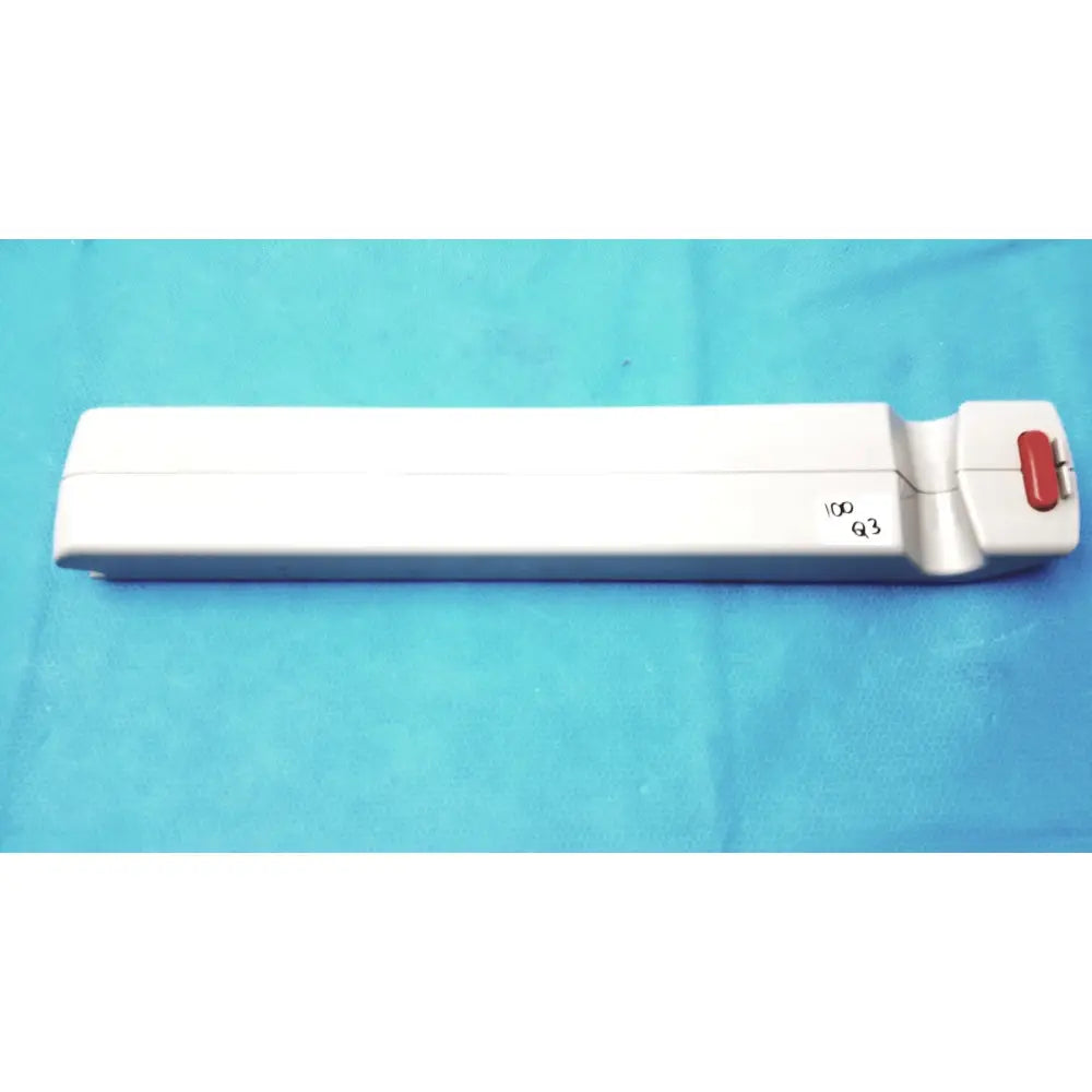 White plastic surgical instrument with red button, compatible with arjo huntleigh ab lead acid battery 24v rechargeable