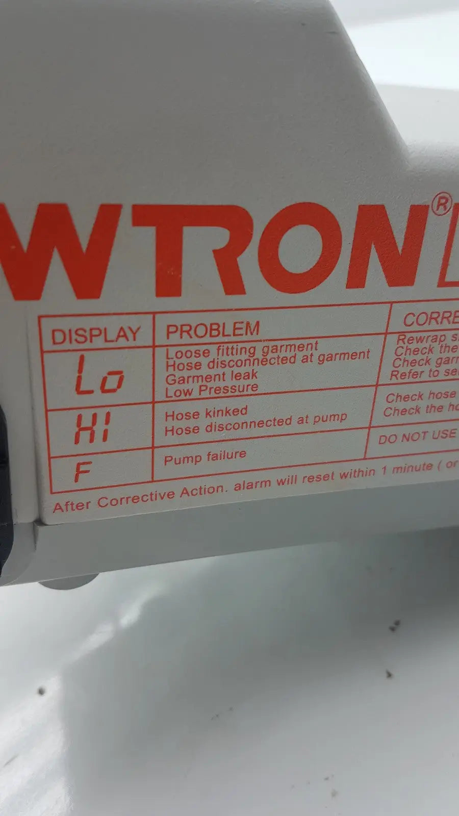ARJO HUNTLEIGH AC550 Flowtron Excel PUMP Compression Therapy Pump, second-hand product photo 10