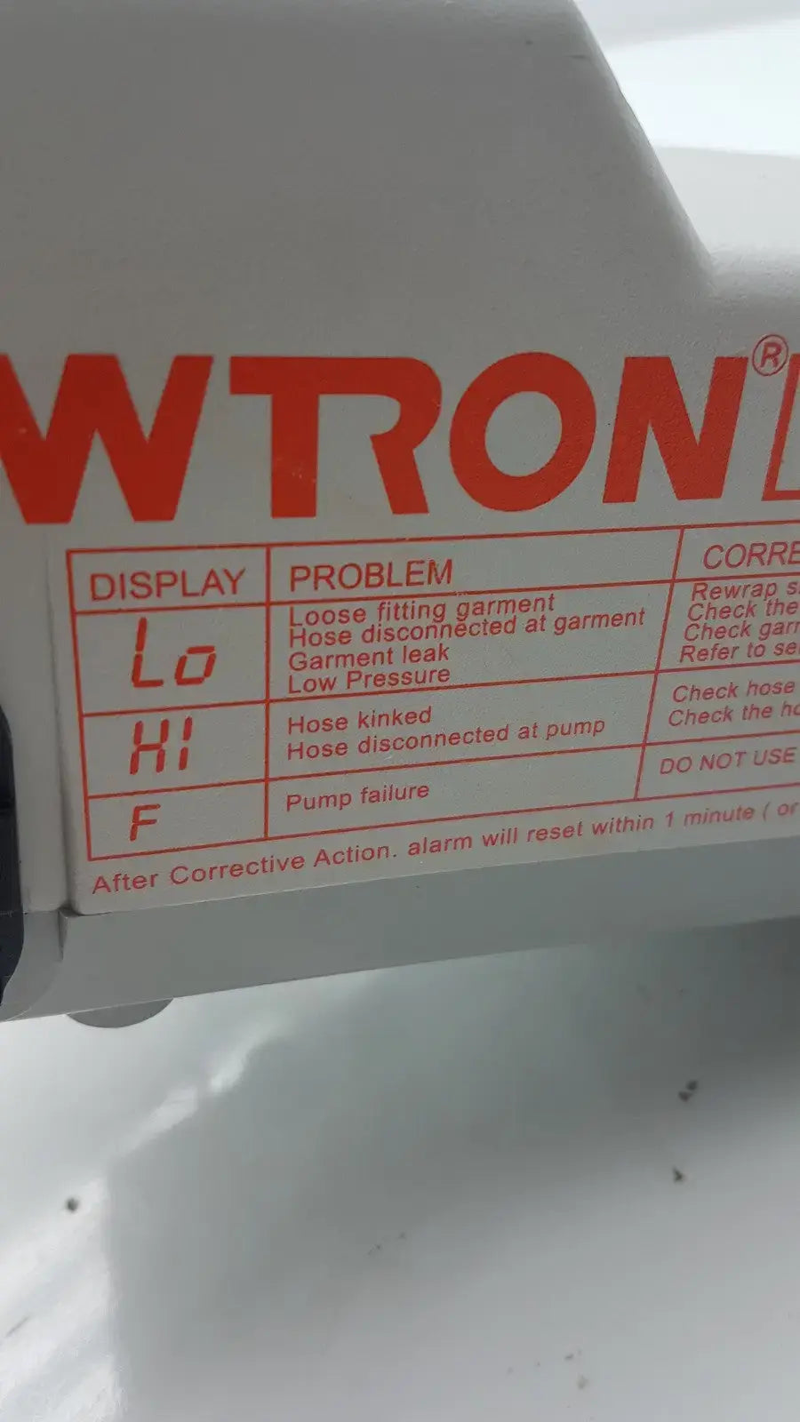ARJO HUNTLEIGH AC550 Flowtron Excel PUMP Compression Therapy Pump, second-hand product photo 10